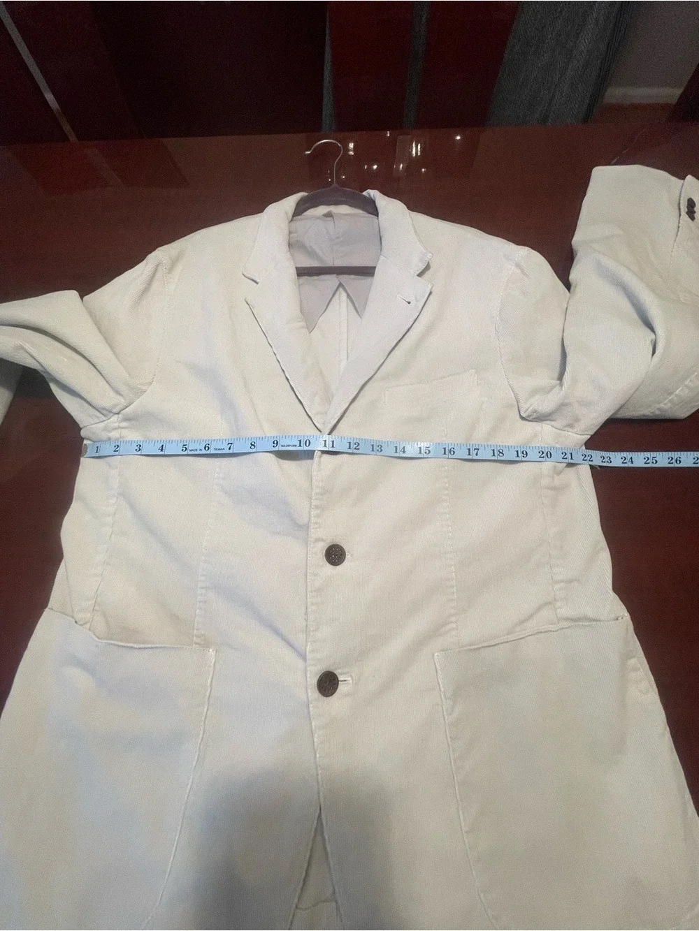 Scott James Men's Corduroy Blazer Stone Size XXL Classic Modern Layering Piece